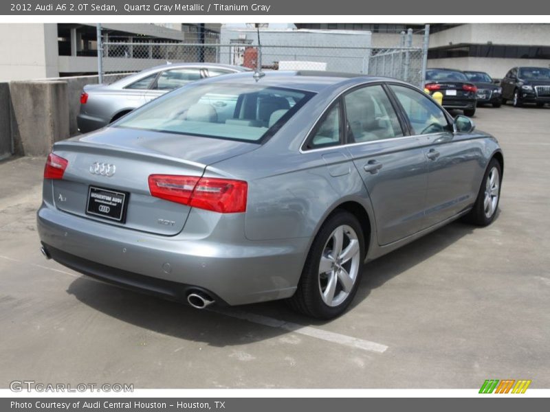 Quartz Gray Metallic / Titanium Gray 2012 Audi A6 2.0T Sedan