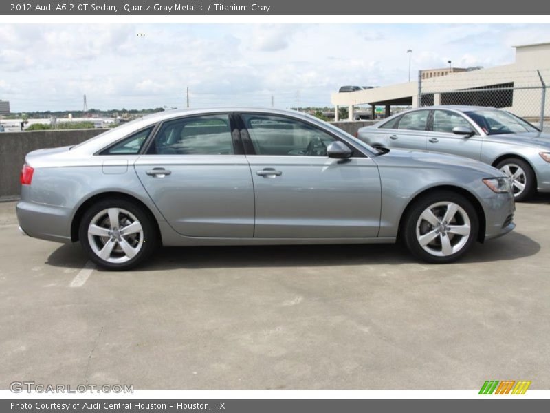 Quartz Gray Metallic / Titanium Gray 2012 Audi A6 2.0T Sedan