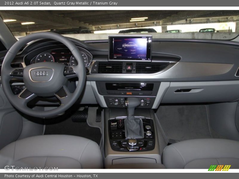 Quartz Gray Metallic / Titanium Gray 2012 Audi A6 2.0T Sedan