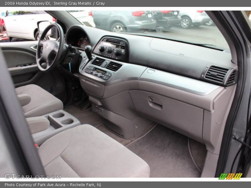 Sterling Gray Metallic / Gray 2009 Honda Odyssey EX