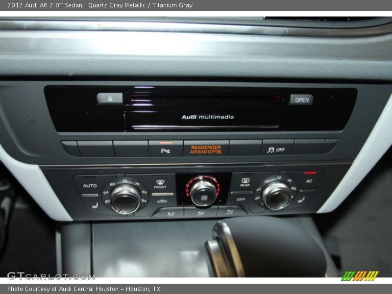 Quartz Gray Metallic / Titanium Gray 2012 Audi A6 2.0T Sedan