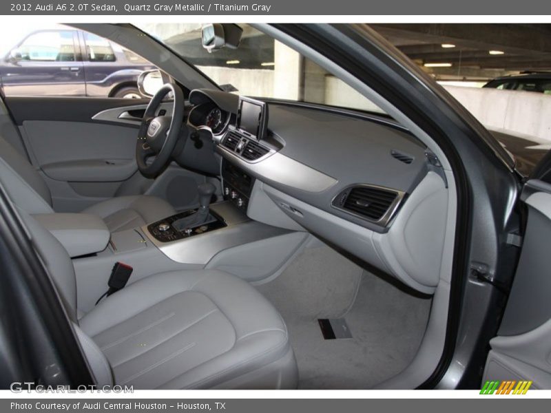 Quartz Gray Metallic / Titanium Gray 2012 Audi A6 2.0T Sedan
