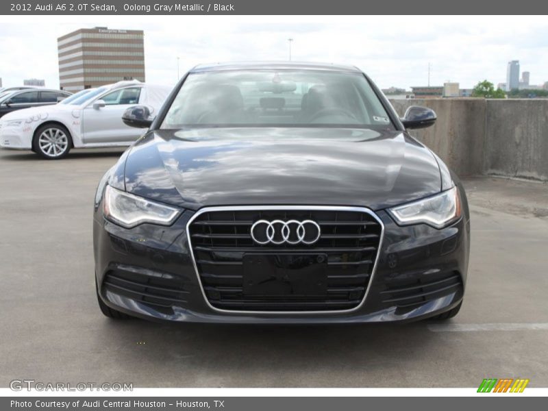 Oolong Gray Metallic / Black 2012 Audi A6 2.0T Sedan