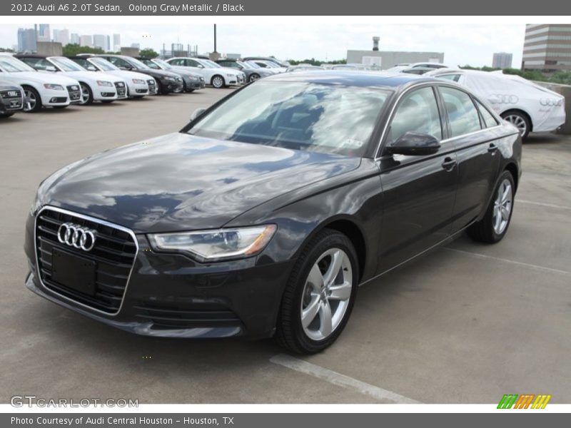 Oolong Gray Metallic / Black 2012 Audi A6 2.0T Sedan