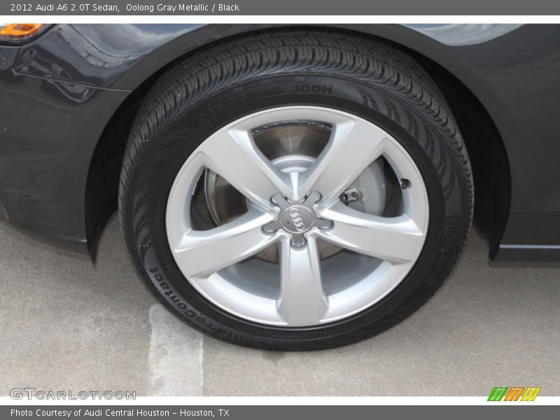 Oolong Gray Metallic / Black 2012 Audi A6 2.0T Sedan
