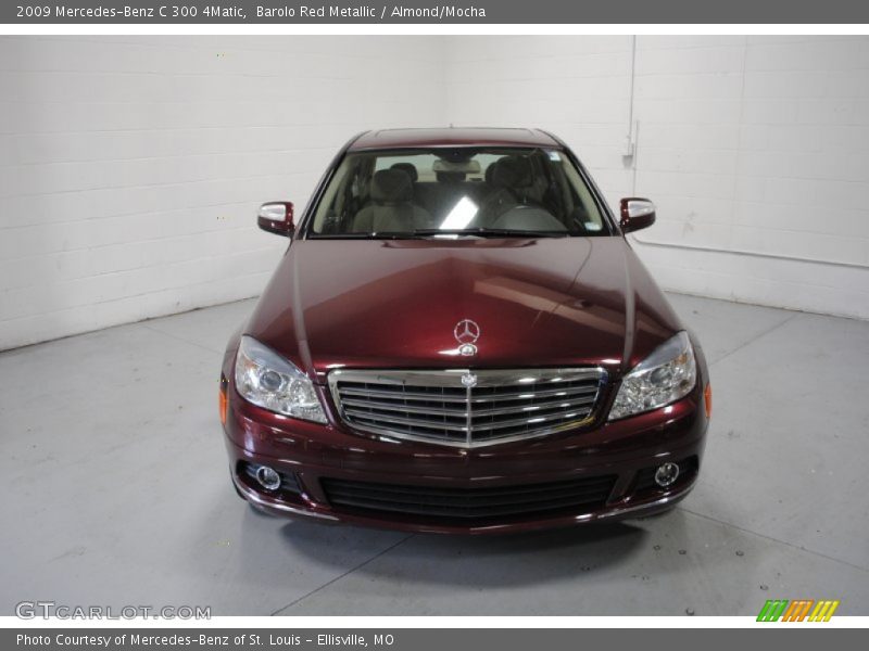 Barolo Red Metallic / Almond/Mocha 2009 Mercedes-Benz C 300 4Matic