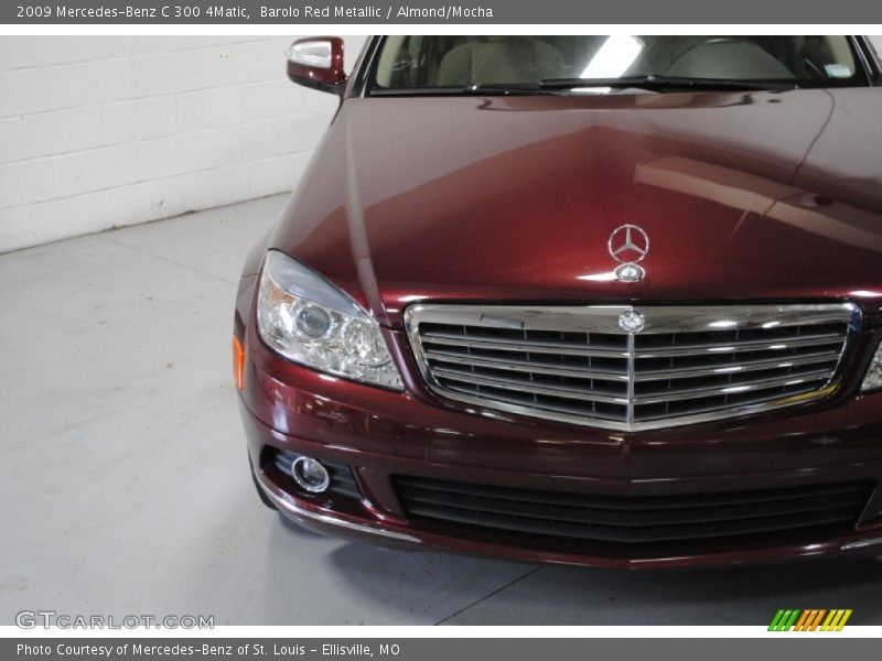 Barolo Red Metallic / Almond/Mocha 2009 Mercedes-Benz C 300 4Matic