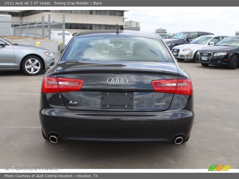 Oolong Gray Metallic / Black 2012 Audi A6 2.0T Sedan