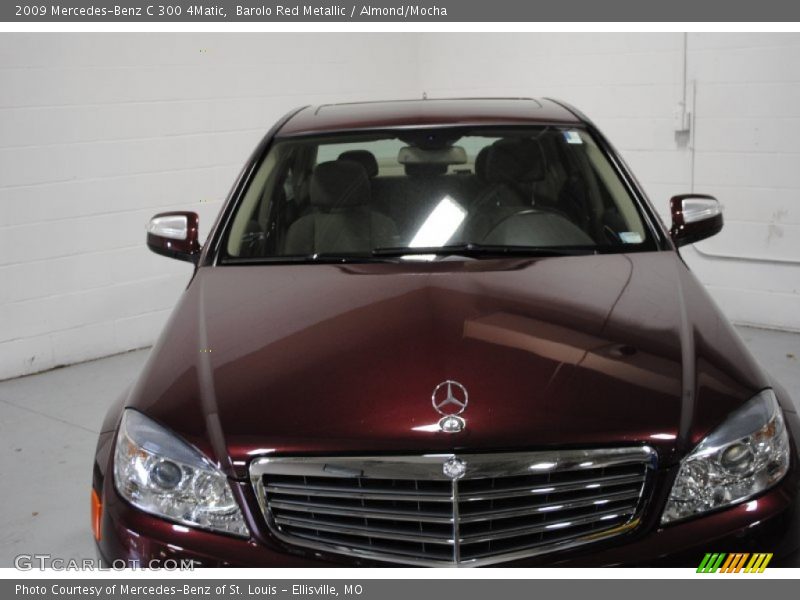 Barolo Red Metallic / Almond/Mocha 2009 Mercedes-Benz C 300 4Matic