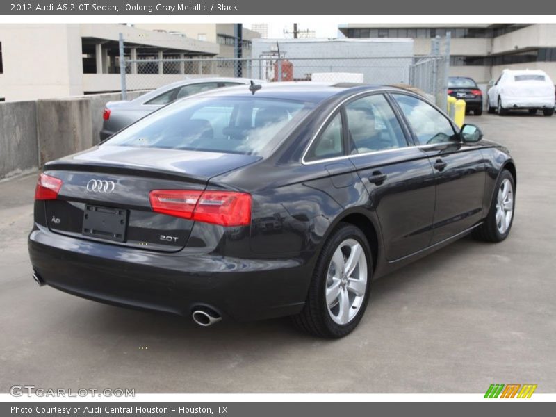 Oolong Gray Metallic / Black 2012 Audi A6 2.0T Sedan