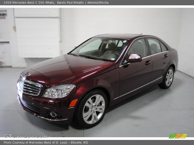 Barolo Red Metallic / Almond/Mocha 2009 Mercedes-Benz C 300 4Matic