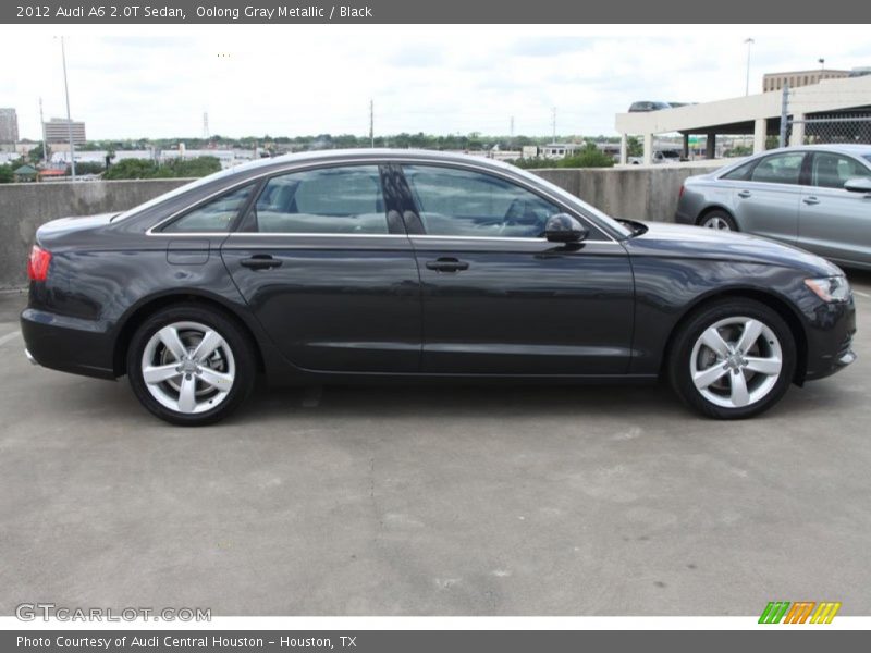 Oolong Gray Metallic / Black 2012 Audi A6 2.0T Sedan