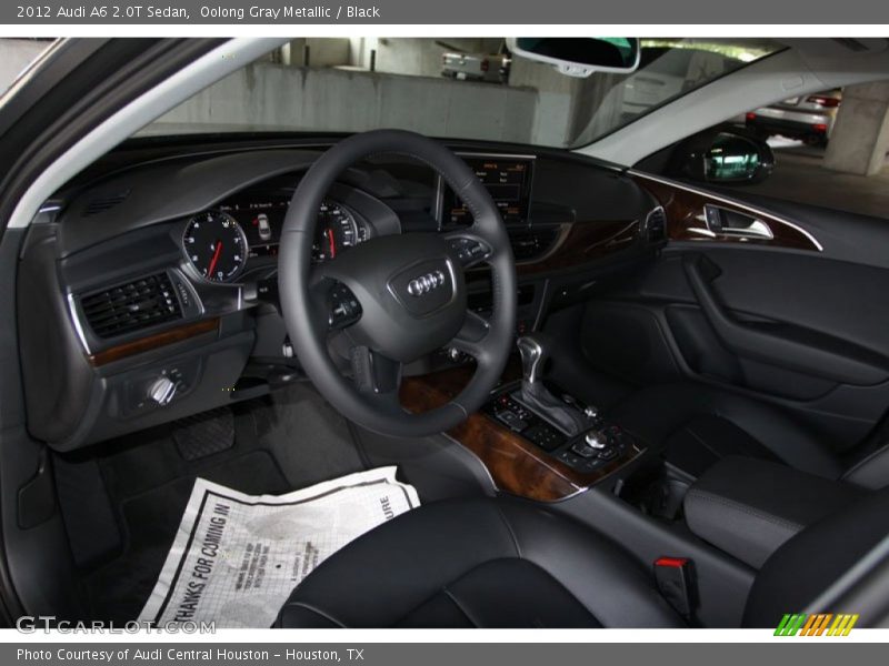 Oolong Gray Metallic / Black 2012 Audi A6 2.0T Sedan