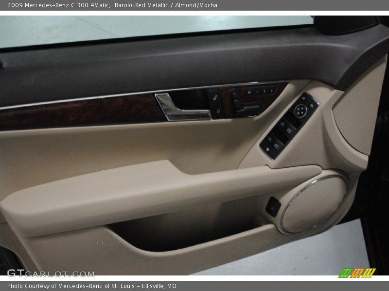 Barolo Red Metallic / Almond/Mocha 2009 Mercedes-Benz C 300 4Matic