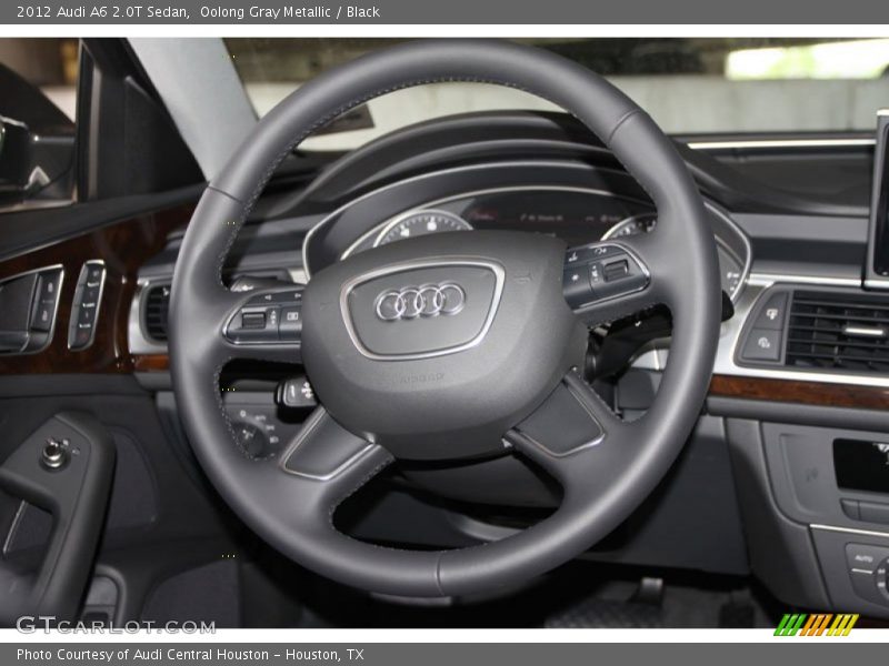 Oolong Gray Metallic / Black 2012 Audi A6 2.0T Sedan
