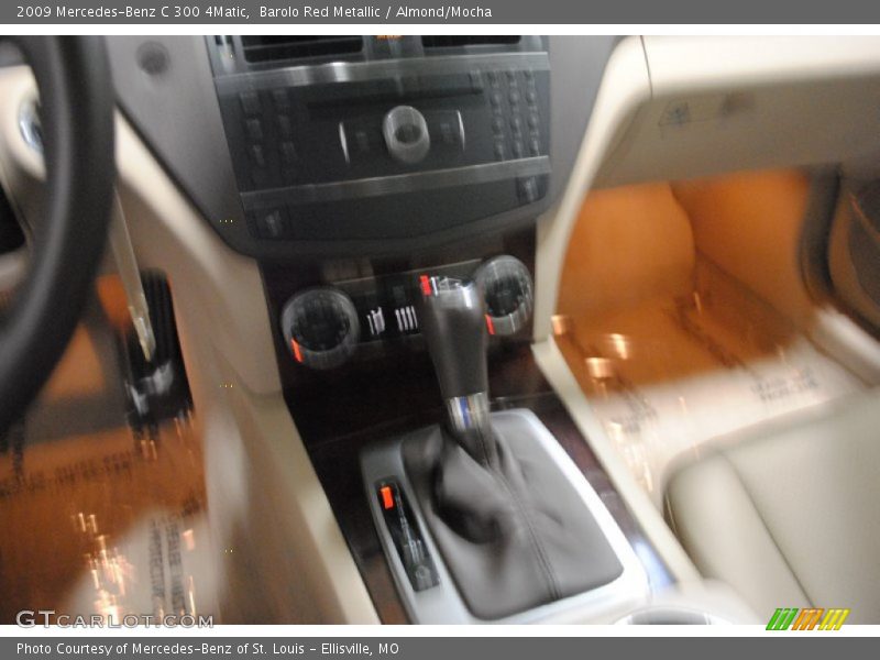 Barolo Red Metallic / Almond/Mocha 2009 Mercedes-Benz C 300 4Matic