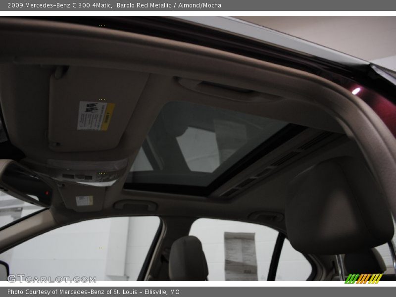 Barolo Red Metallic / Almond/Mocha 2009 Mercedes-Benz C 300 4Matic