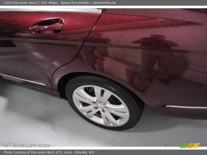 Barolo Red Metallic / Almond/Mocha 2009 Mercedes-Benz C 300 4Matic