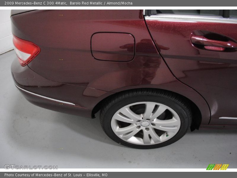 Barolo Red Metallic / Almond/Mocha 2009 Mercedes-Benz C 300 4Matic