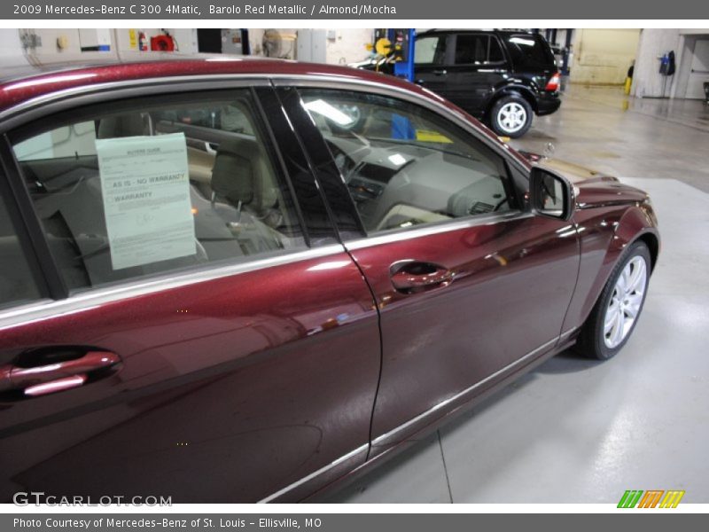 Barolo Red Metallic / Almond/Mocha 2009 Mercedes-Benz C 300 4Matic