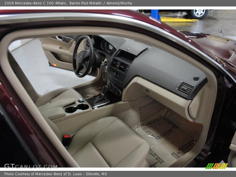 Barolo Red Metallic / Almond/Mocha 2009 Mercedes-Benz C 300 4Matic
