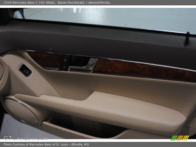 Barolo Red Metallic / Almond/Mocha 2009 Mercedes-Benz C 300 4Matic
