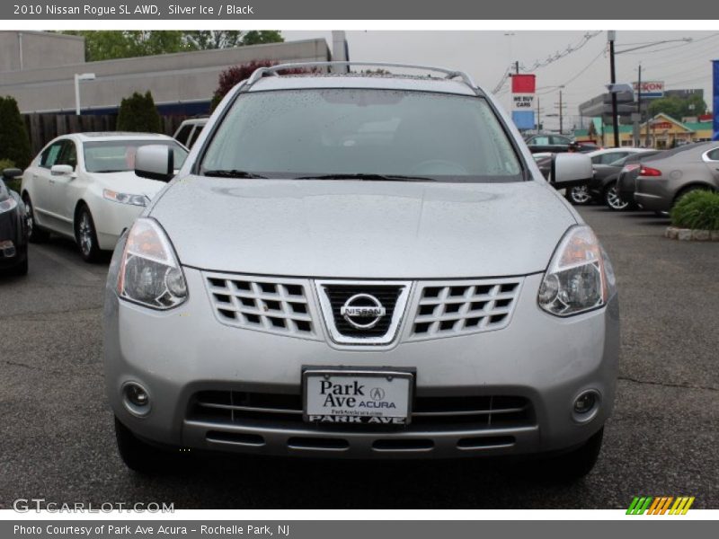Silver Ice / Black 2010 Nissan Rogue SL AWD