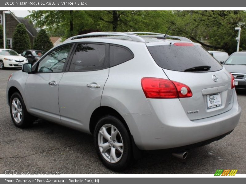 Silver Ice / Black 2010 Nissan Rogue SL AWD