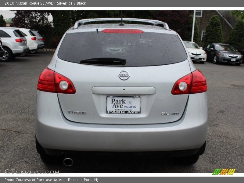 Silver Ice / Black 2010 Nissan Rogue SL AWD