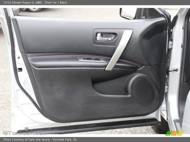 Silver Ice / Black 2010 Nissan Rogue SL AWD