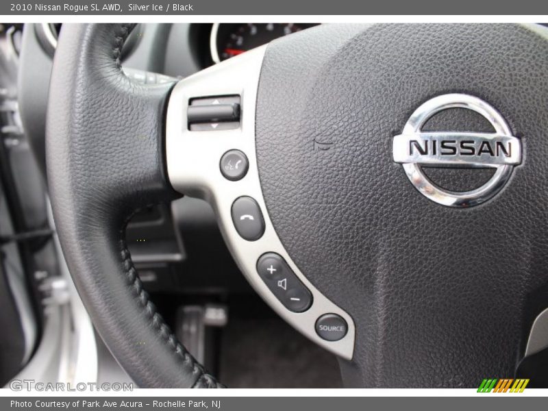 Silver Ice / Black 2010 Nissan Rogue SL AWD