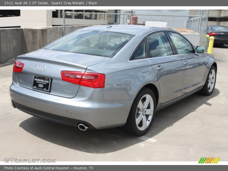 Quartz Gray Metallic / Black 2012 Audi A6 2.0T Sedan