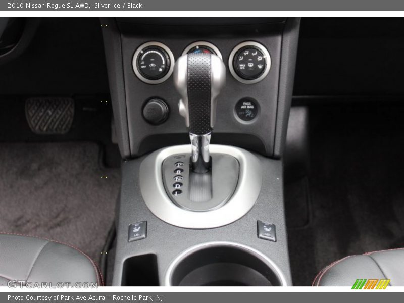 Silver Ice / Black 2010 Nissan Rogue SL AWD