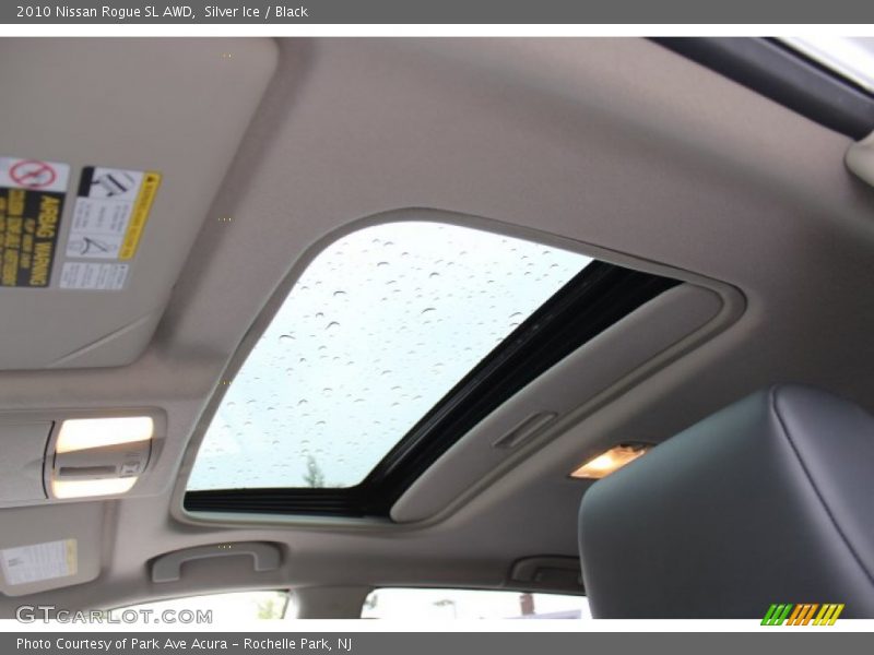 Silver Ice / Black 2010 Nissan Rogue SL AWD