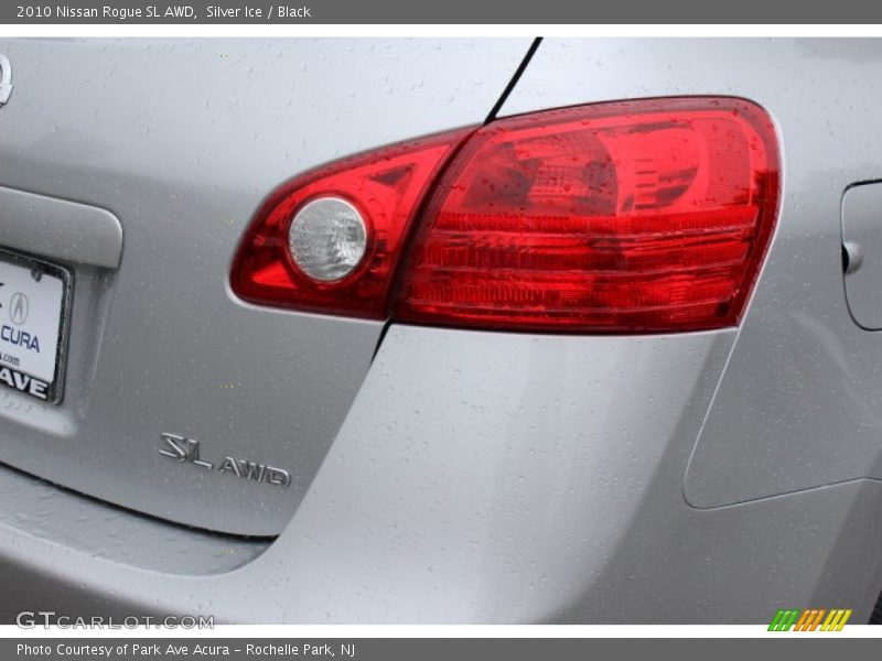 Silver Ice / Black 2010 Nissan Rogue SL AWD