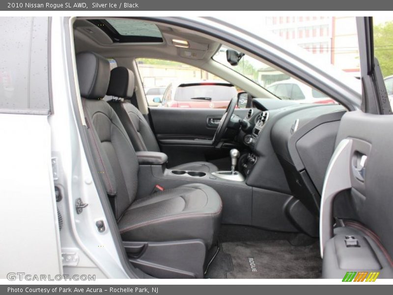 Silver Ice / Black 2010 Nissan Rogue SL AWD