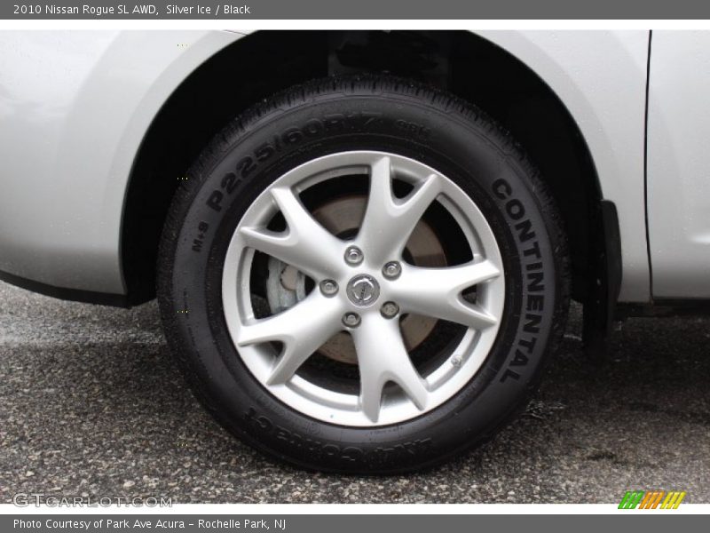 Silver Ice / Black 2010 Nissan Rogue SL AWD
