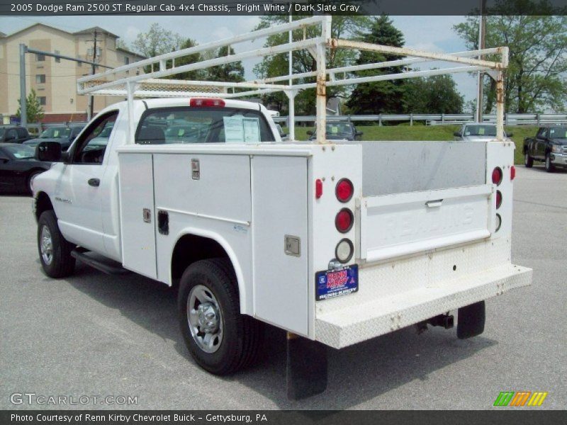 Bright White / Dark Slate Gray 2005 Dodge Ram 2500 ST Regular Cab 4x4 Chassis