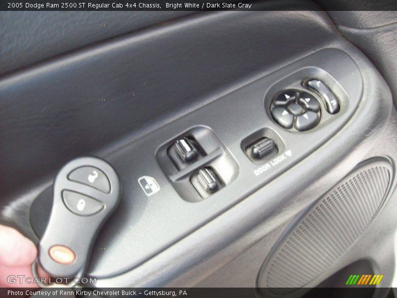 Bright White / Dark Slate Gray 2005 Dodge Ram 2500 ST Regular Cab 4x4 Chassis