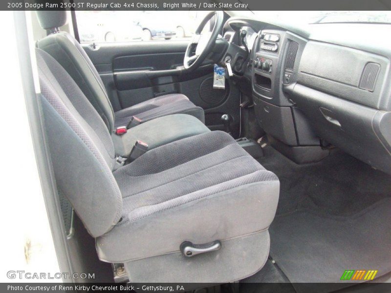Bright White / Dark Slate Gray 2005 Dodge Ram 2500 ST Regular Cab 4x4 Chassis