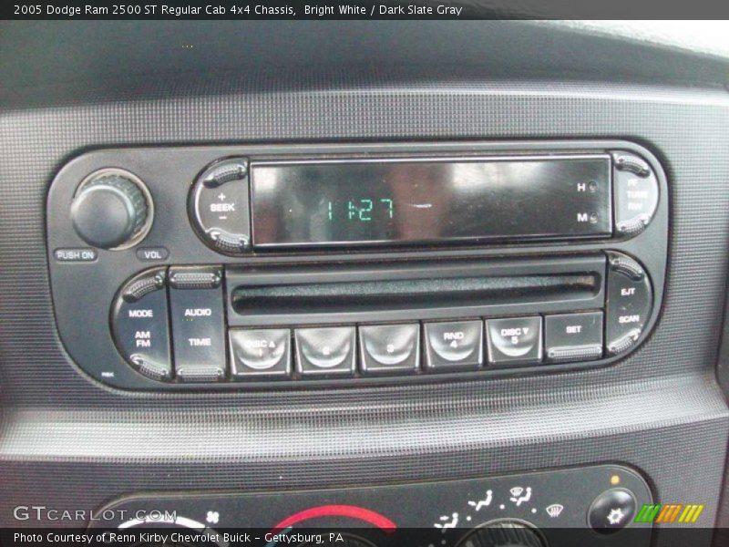 Bright White / Dark Slate Gray 2005 Dodge Ram 2500 ST Regular Cab 4x4 Chassis