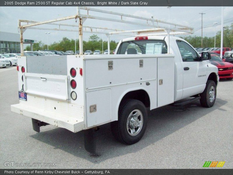 Bright White / Dark Slate Gray 2005 Dodge Ram 2500 ST Regular Cab 4x4 Chassis