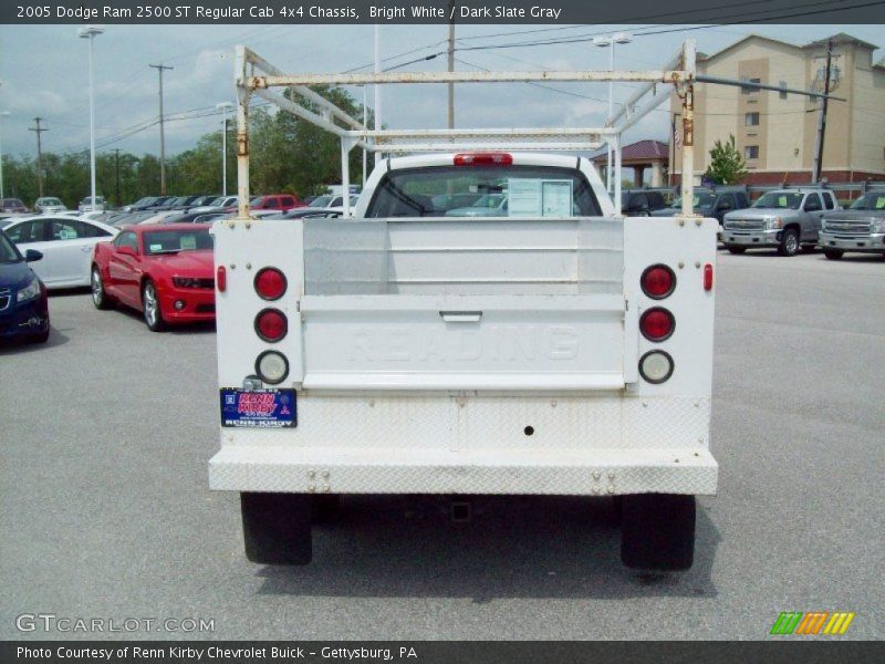 Bright White / Dark Slate Gray 2005 Dodge Ram 2500 ST Regular Cab 4x4 Chassis