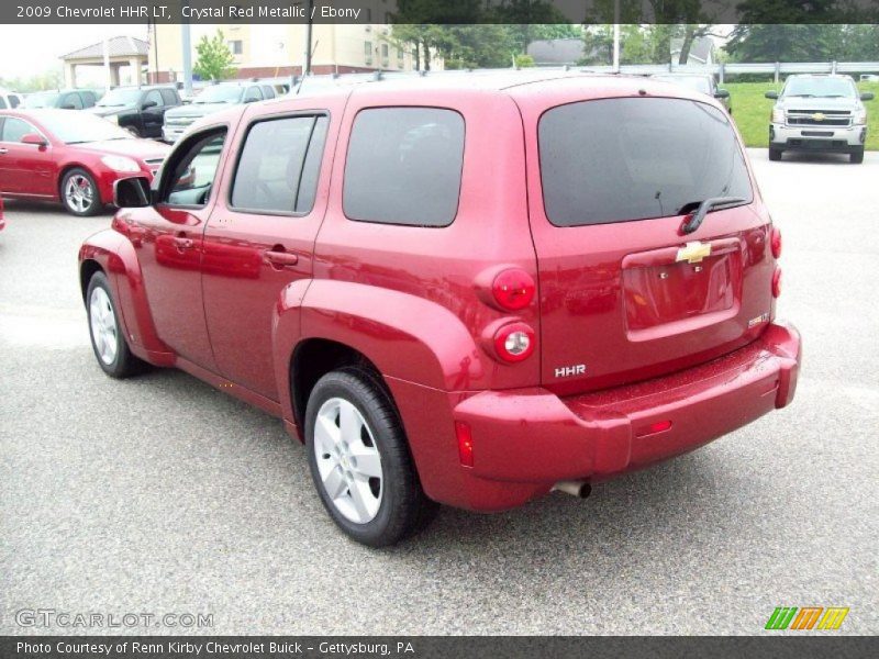 Crystal Red Metallic / Ebony 2009 Chevrolet HHR LT