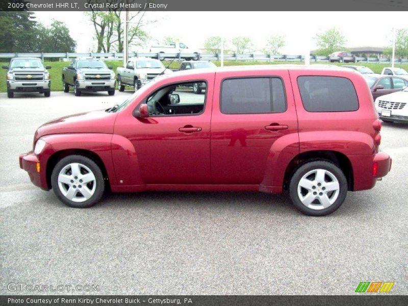 Crystal Red Metallic / Ebony 2009 Chevrolet HHR LT