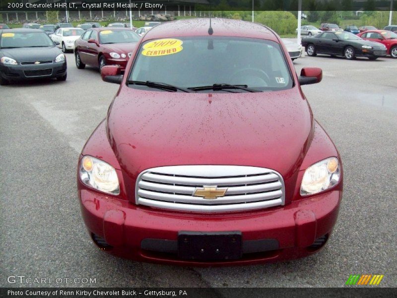 Crystal Red Metallic / Ebony 2009 Chevrolet HHR LT
