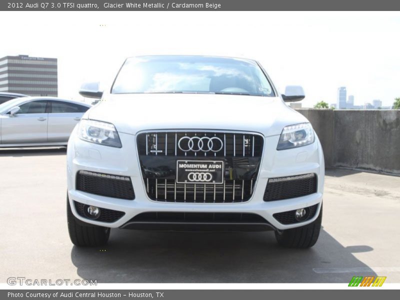 Glacier White Metallic / Cardamom Beige 2012 Audi Q7 3.0 TFSI quattro