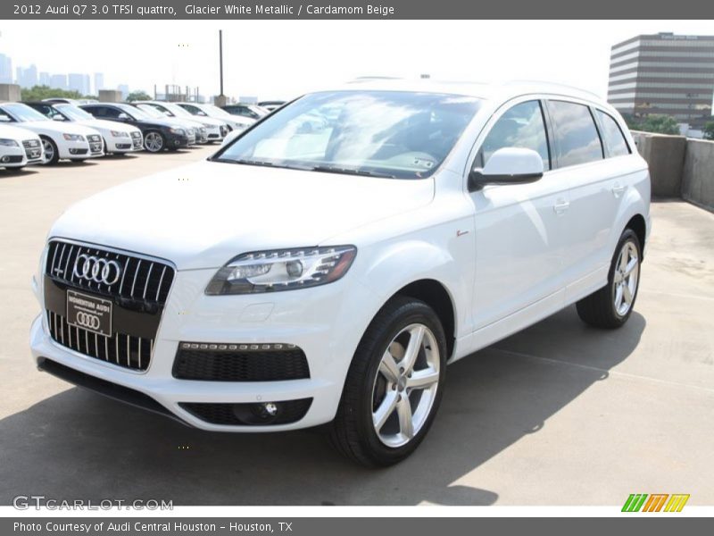 Glacier White Metallic / Cardamom Beige 2012 Audi Q7 3.0 TFSI quattro