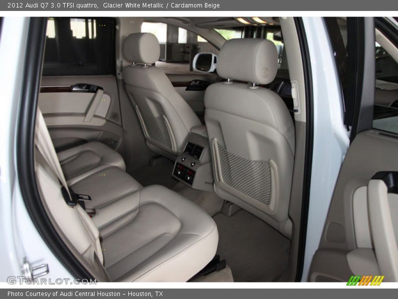 Glacier White Metallic / Cardamom Beige 2012 Audi Q7 3.0 TFSI quattro