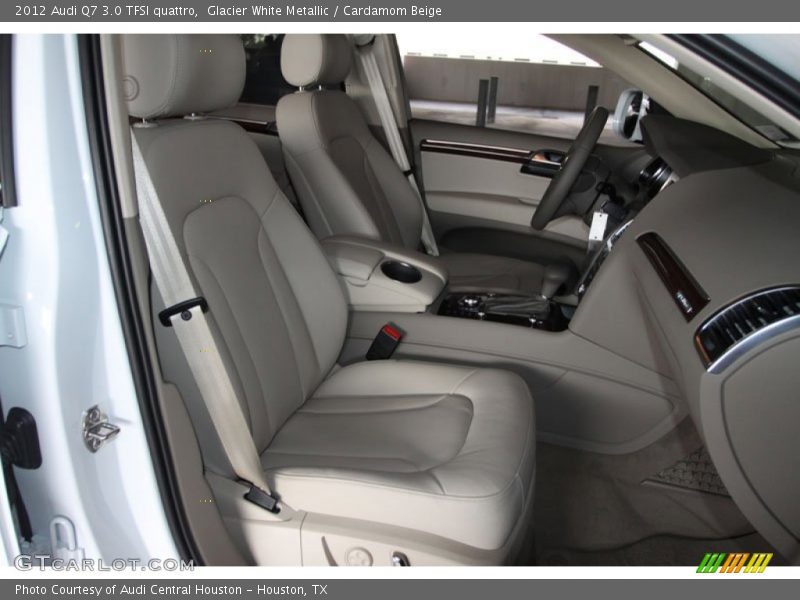Glacier White Metallic / Cardamom Beige 2012 Audi Q7 3.0 TFSI quattro